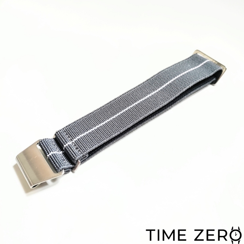 New Grey/White M.N. Watch Strap (The Mariner Collection)